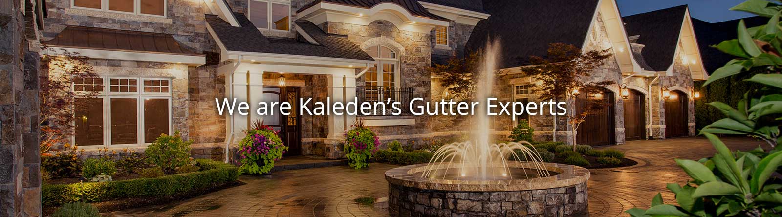 Eavestroughs installed on new home with Kaleden's Gutter Experts